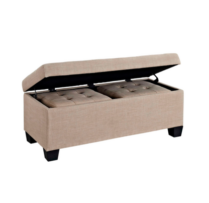 Ethan Storage Bench & Ottoman - Canales Furniture