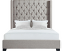 Morrow Grey Bed - Canales Furniture