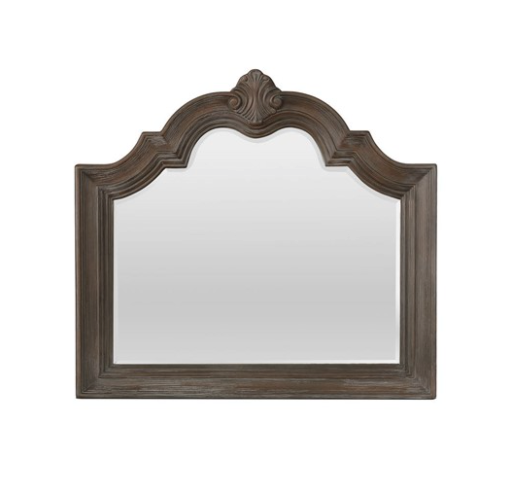 Sheffiled Antique Grey Mirror - Canales Furniture