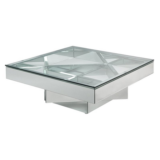 Meria Mirrored Coffee Table - Canales Furniture