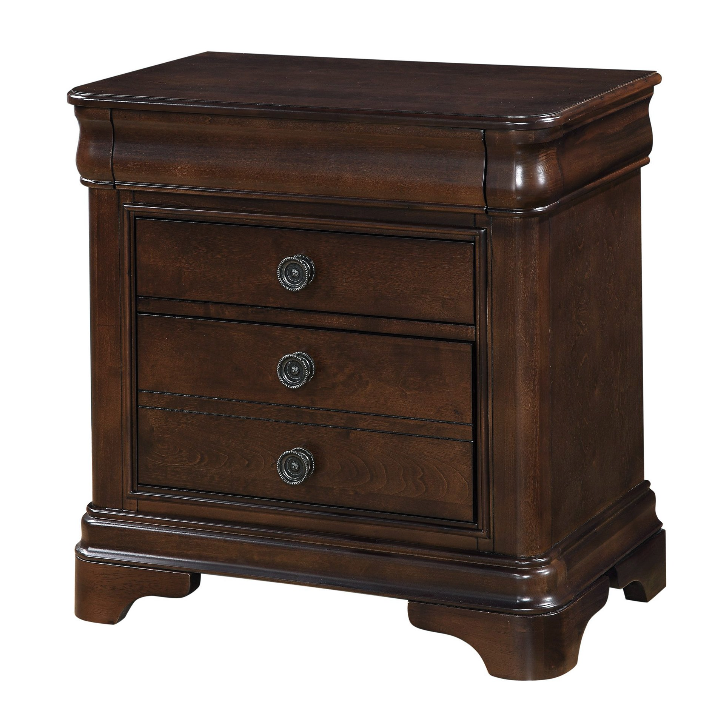 Cameron 2-Drawer Cherry Nightstand