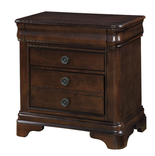 Cameron 2-Drawer Cherry Nightstand