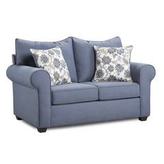 Paisley Indigo Loveseat