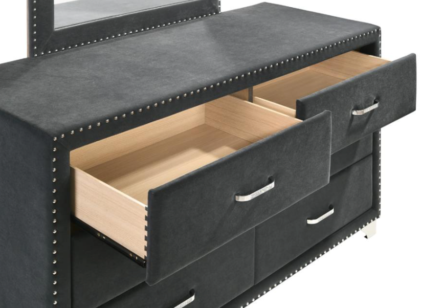 Melody 6-drawer Upholstered Dresser