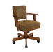 Mitchell Upholstered Game Chair Olive-Brown And Amber - Canales Furniture