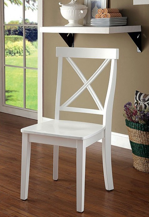 Penelope White Side Chair