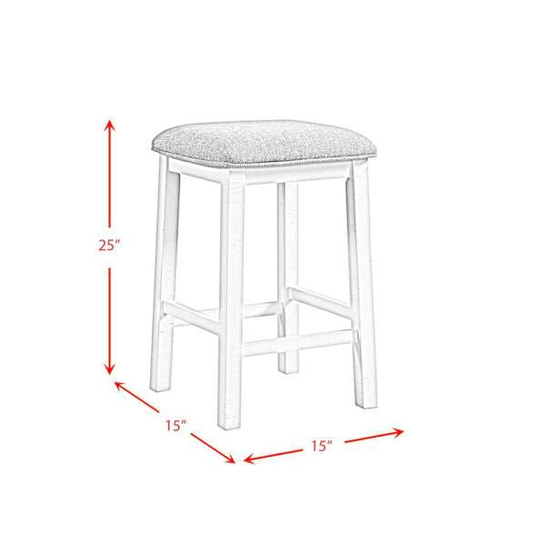 Stone Occasional Bar Table Single Pack In White