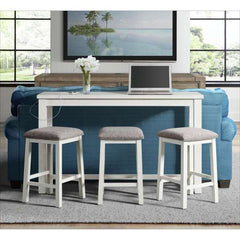 Stone 4PC Occasional Bar Table