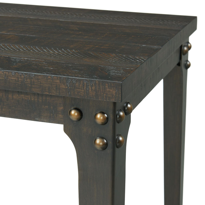 Factory Square End Table with USB