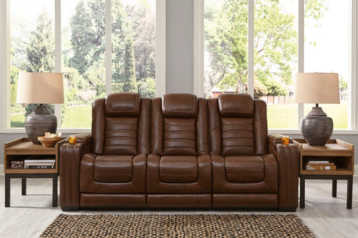 Backtrack Power Recliner Sofa Adjustable Headrest - Canales Furniture