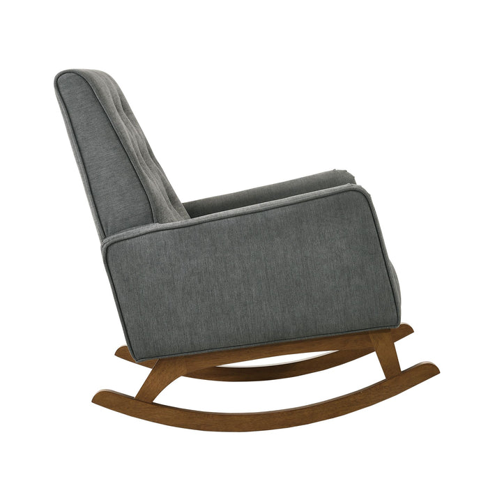 Marius Skyler Dark Grey Rocker Chair