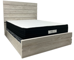 Salma Wengue Blanco Two-Tone Modern Bedroom Bed
