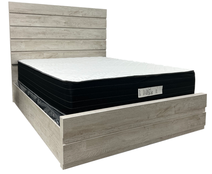 Salma Wengue Blanco Two-Tone Modern Bedroom Bed