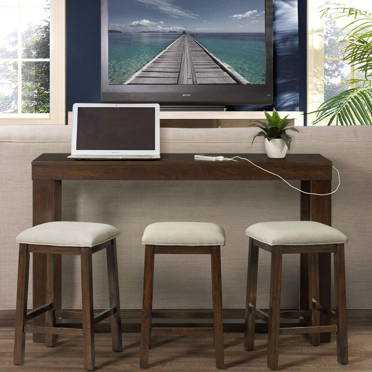 Hardy Multipurpose Bar Table Set - Canales Furniture