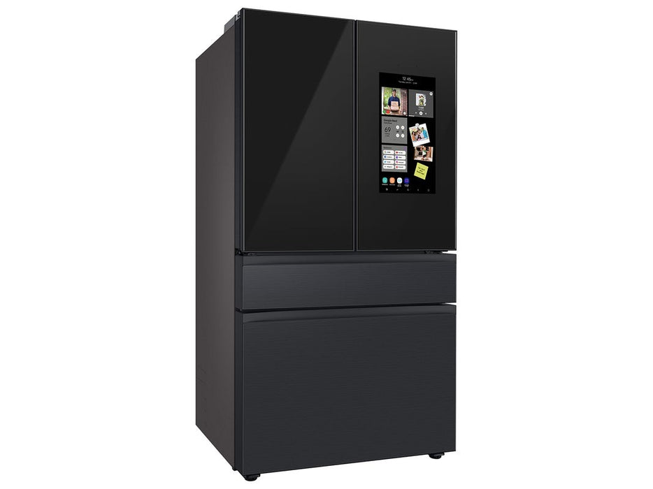 Refrigerador negro Samsung a medida de 23 pies cúbicos