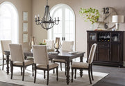 Homelegance Begonia Side Chair in Gray - Canales Furniture