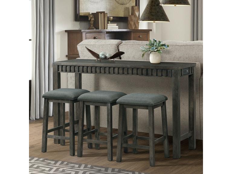 Shelter Bay Bar Table Set Canales Furniture